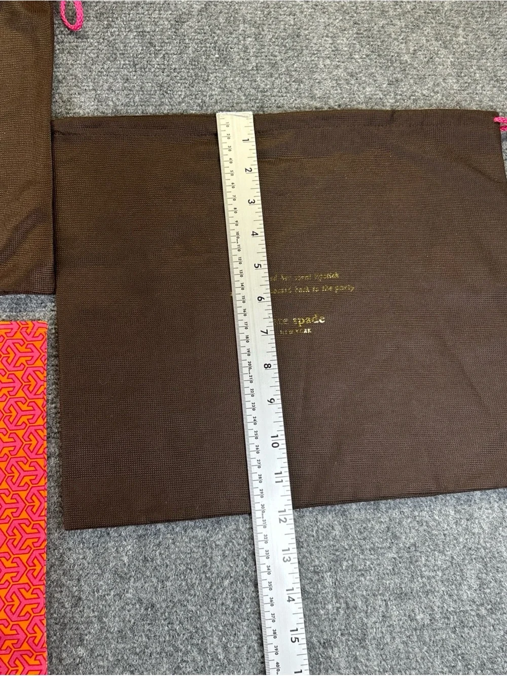 Kate Spade Tory Burch dust bags three